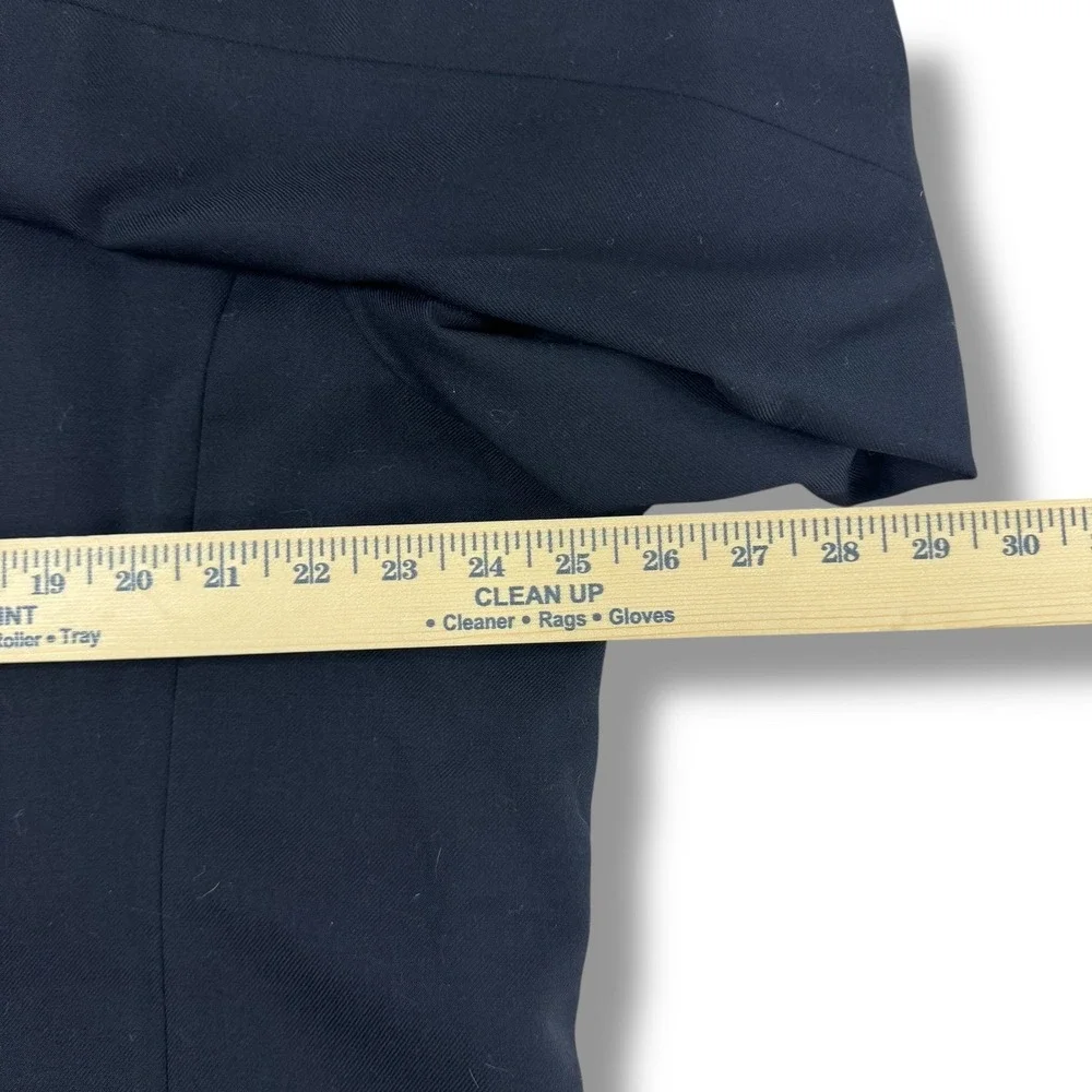 L.L.Bean Navy Blue Sport Coat Blazer Men's 46R 2 Button Classic Fit Dress Jacket